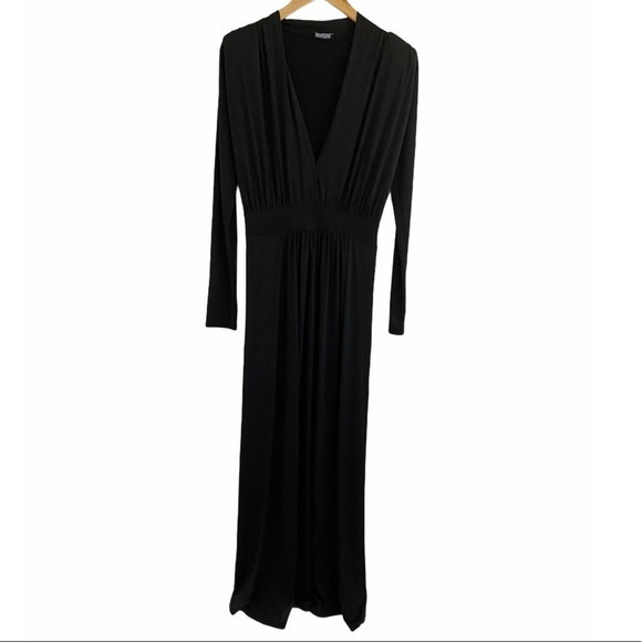 Fashion Nova Deep Plunge V-Neck Maxi Dress XL Sexy Feminine - Picture 2 of 9